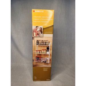 ClosetMaid Adjustable 3 Shelf Spice Rack Organizer Cabinet/Wall Mount Old Stock